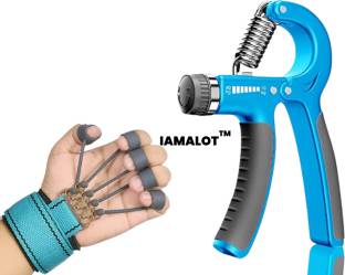 iamalot Climbing Finger Strengthener &Hand Gripper for Forearm Exercise Power(Pack of 2) Hand Grip/Fitness Grip