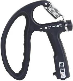 Shopeleven D-SHAPE Professional Adjustable Hand Gripper With 10KG to 100KG Resistance Range Hand Grip/Fitness Grip