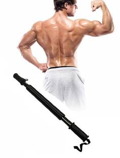 ShopiMoz Forearm Power Trainer, Electroplating Arm Power Exerciser Rod 30Kg Hand Grip/Fitness Grip
