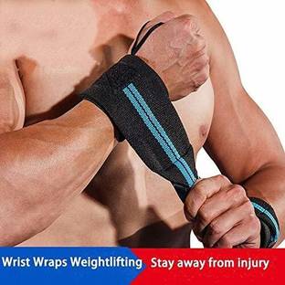 GymWar Wrist Support Band With Thumb Loop Strap For Men And Women Hand Grip/Fitness Grip