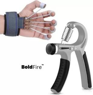BoldFire Combo Finger Exerciser for Muscle Buildind & Injury Recovery Hand Grip/Fitness Grip