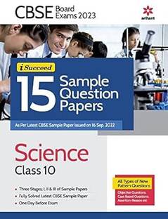 Cbse Board Exam 2023i-Succeed 15 Sample Question Papers Science Class 10