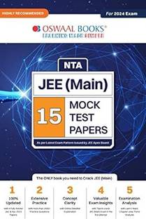 Oswaal NTA Jee (Main) 15 Mock Test Papers Book (For 2024 Exam)