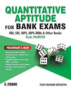 Quantitative Aptitude For Bank Exams 2025 | IBPS, SBI Bank PO, RBI, IBPS, Clerk, MT, SO (Preliminary & Mains) | Previous Year Solved Paper | Banking Exam Book 2025 | Mathematics (Math) 3000+ Questions | Data Interpretation | Arithmetic | Algebra | Geometry, Trigonometry