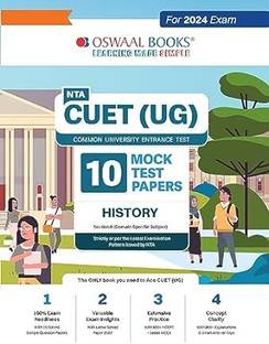 NTA CUET (UG) 10 Mock Test Papers History For 2024 Exam
