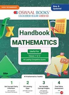 Oswaal Handbook Of Mathematics Class 11 & 12 | Must Have For JEE & Engineering Entrance Exams
