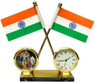 Voyo India Double Sided Wind Car Dashboard Flag