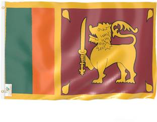 The Flag Company Sri Lanka National Flag - Outdoor Flag 2 ft X 3 ft Rectangle Outdoor Flag