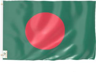 The Flag Company Bangladesh Flag - Outdoor Flag 3 ft X 4.5 ft Rectangle Outdoor Flag
