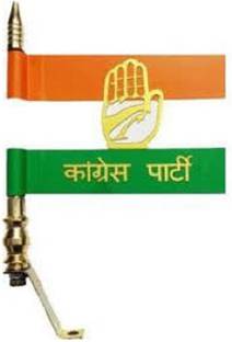 flagcar Congress Party Square Car Window Flag