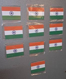 MAGTAG MAGNETIC FLAG (pack of 50) Rectangle Car Window Flag