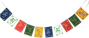 Wagwan Tibetan Buddhist Prayer Flags Rectangle Car Window Flag