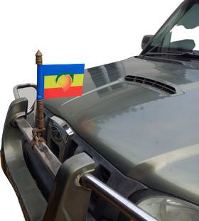 Umaiya PMK Car Flag Rectangle Pennant Flag