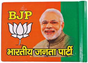 Krishna Art Flc BJP Modi & Yogi Flag Rectangle Car Window Flag
