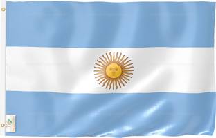 The Flag Company Argentina National Flag - Outdoor Flag 2 ft X 3 ft Rectangle Outdoor Flag
