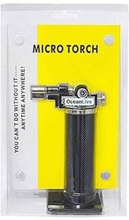 MICRO TORCHES Butane Torch with Dual Flame Mode Refillable Kitchen Torch Lighter Flambe Torch