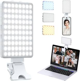 Hiffin LT-001 Selfie Light, 80 LED Rechargeable Selfie Light, 3 Lights & Infinite Modes Flash