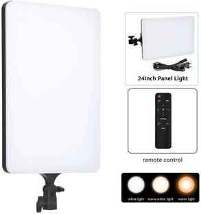 RETRACK 24inch LED Video Light Panel Light 2700K-6500K Photo Studio Lamp With Remote Flash