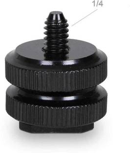 SUPERNIC Heavy-Duty Metal Shoe Mount, Flash Holder for Speedlite, LED Video Light Holder Flash