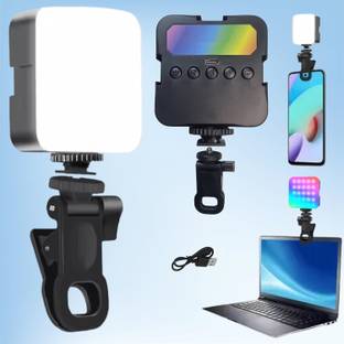 FKU Selfie Light Rechargeable 1800mAh Portable Light Mini Clip LED Video Light Flash