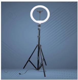 SHINEON 10 “ real ring light with stand 7 ft for reels , you tube & Instagram. Flash