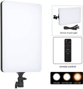 RETRACK 19inch LED Video Light Panel Light 2700K-6500K Photo Studio Lamp With Remote Flash