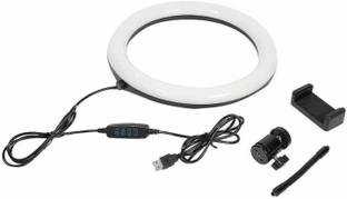 CandyCrystals LED Light 10 Inch With Cell Phone Holder Without Tripod Stand Ring Flash