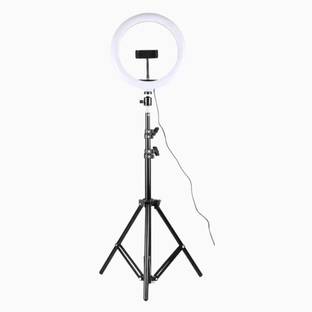 airtech 10“ Ring light with 3 color modes with 7 ft tripod making you tube video Ring Flash