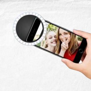 SANNO Makeup Artist Selfie Ring Light – 3 Light Modes Ring Flash