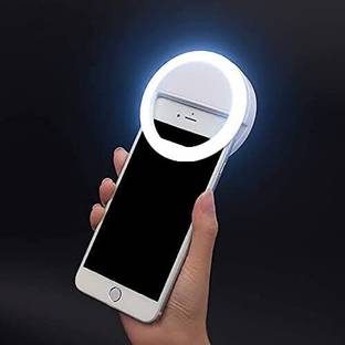HIFY Mini Clip on Selfie Ring Light White with 36 LED for Smart Phone Camera,Live, Shooting, Great Gifts[Rechargeable] Ring Flash