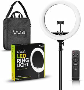 AIWaft 18" Ring Fill Light With Phone Holders Cable & Carry Bag 45W LED 3 Lighting Mode Ring Flash