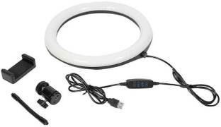 Planetoid LED Ring Light 10 Inch With Cell Phone Holder Without Tripod Stand Flash Ring Flash