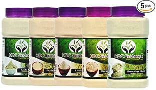 HDC SIRIDHANYA unpolished and organic millets flour/atta combo pack 5 , (Each Gwt 750gm in Jar)