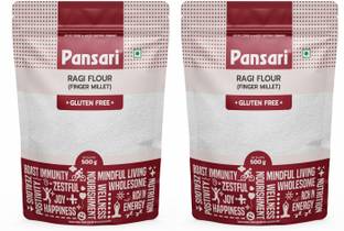 Pansari 100% Natural, Healthy & Tasty Ragi Atta|With Glutten & Preservative Free