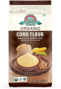 HealthFields Organic Corn Flour (Makka Atta)500gm X 3 = 1.5 KG