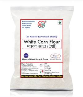 SS520 White Corn Flour 400g. (Deshi Makka Aata) Maize Powder For Baking & Cooking