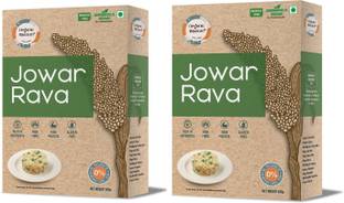 Organic Wisdom Jowar Rava (Millet Rava) | Natural & Gluten Free | High Protein & Fibre Rich
