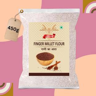 Sambhojanam Best Quality Ragi Atta/Finger Millet Flour 0.45 kg