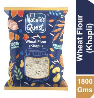 Nature’s Quest Khapli Wheat Flour 1800Gms|Khapli Gehu|Kapli Wheat|Gehu|kothumai|gehoon