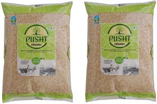 Pusht Organic Wheet Dalia, Pack of 2 (1Kg Each)