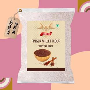 Sambhojanam Best Quality Ragi Atta/Finger Millet Flour 900 gm