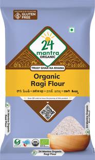 24 mantra ORGANIC Organic Ragi Flour/Finger Millet/Nachni Flour