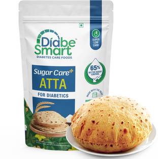 DiabeSmart Sugar Care Plus Atta| Ultra Low Carb Diabetic Atta 65% Lower Sugar Spike