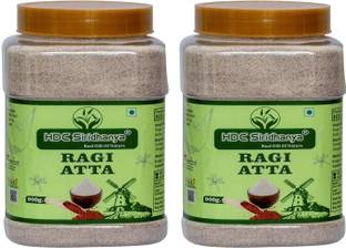 HDC SIRIDHANYA Natural Organic Sprouted Ragi flour / Atta, organically grown from Andhra