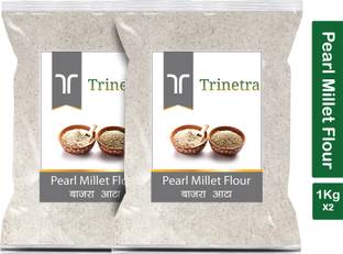 Trinetra Best Quality Bajra Atta (Pearl Millet Flour)-2Kg (Packing)