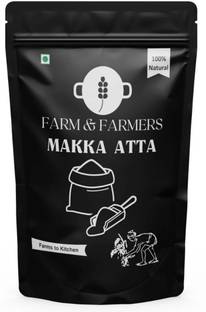 Farm & Farmers Organic Corn Flour|Iron, Phosphorous & Zinc Rich, Maize Flour(Makka Atta)1.5kg