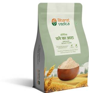 Bharat Vedica Besan Flour, Organic & Stone Milling Method, Protein Rich Flour