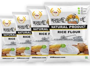 VGBNP 100% Natural & Original Rice Flour ( Chawal Ka Atta) White Rice Powder- 2kg