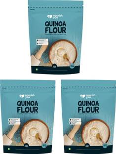 Nourish You Quinoa Flour | Gluten Free Atta | Enriched with Dietary Fibre 750G Each