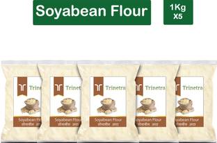Trinetra Soyabean Atta (Soyabean Flour)-5Kg (Packing)